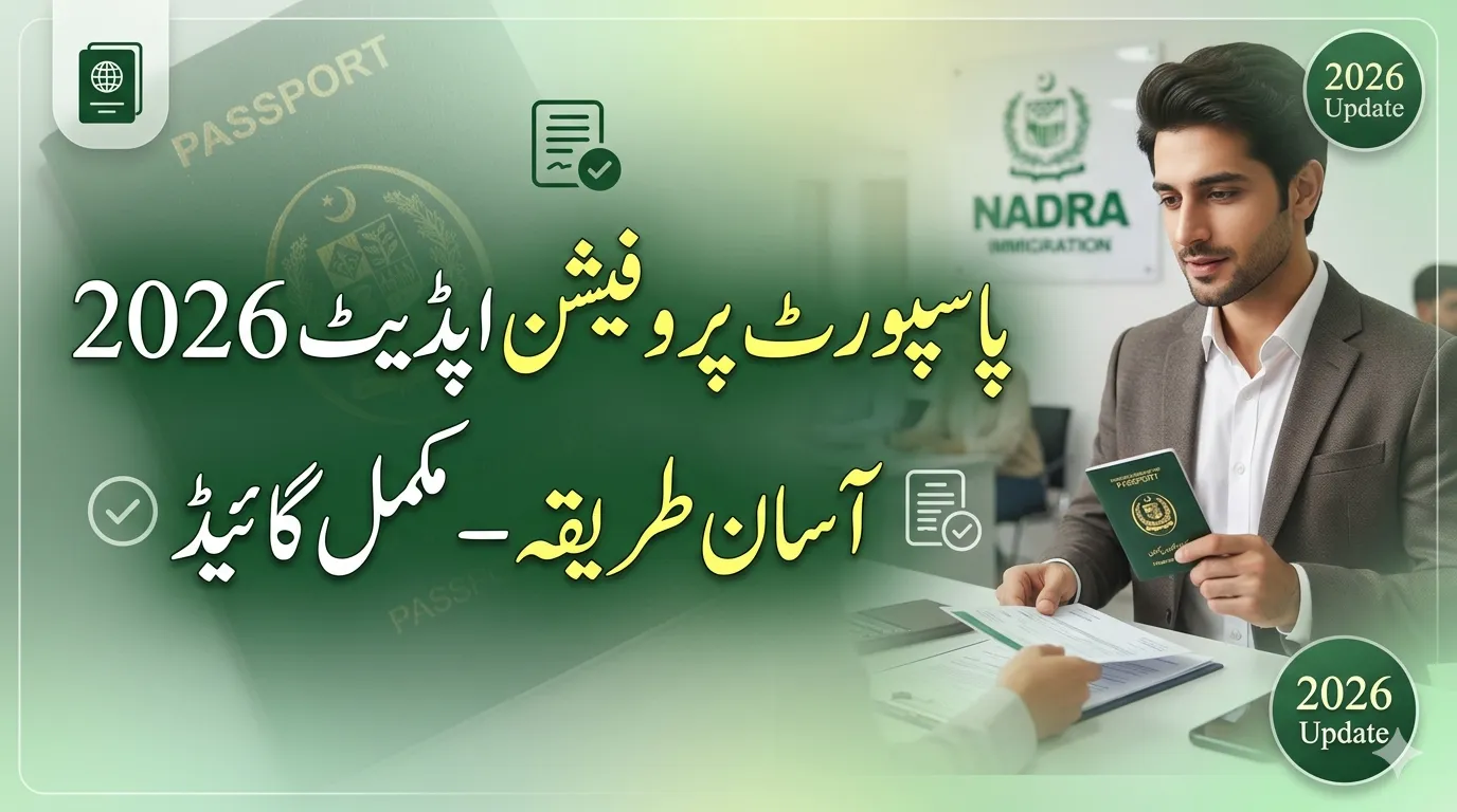 Passport Profession Update Pakistan